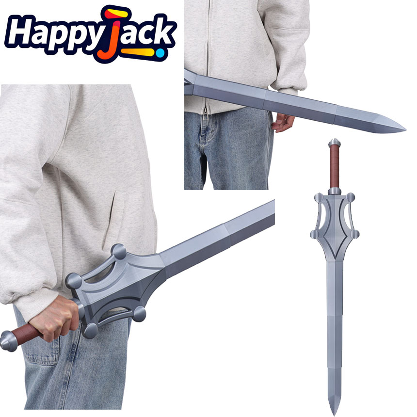 Cosplay Prop Knife - Косплей-реквизит: Серебряный пластиковый нож для мужчин,
