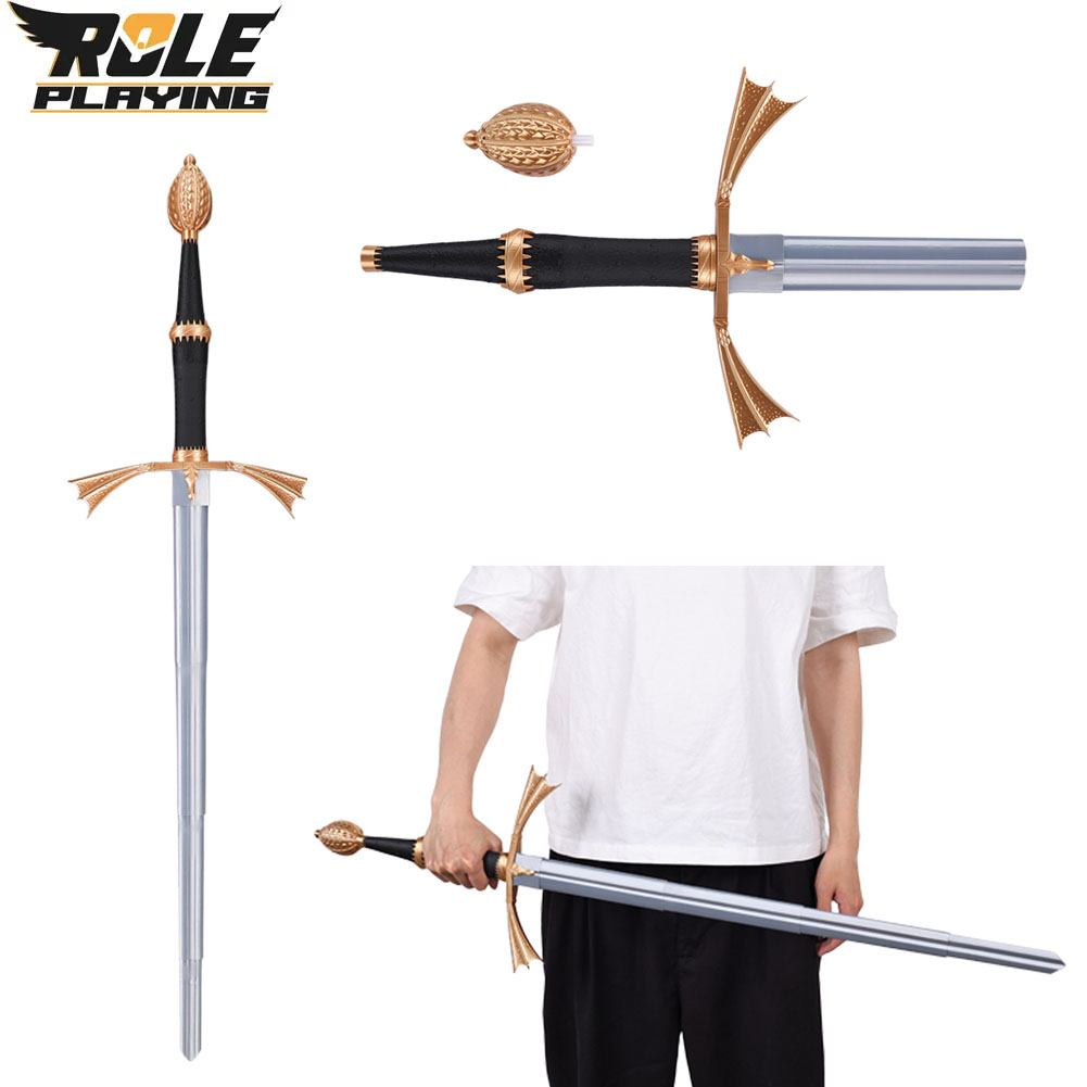 Cosplay Prop Knife - Косплей-нож «Демон»: выдвижной, серебристый, пластиковый, для