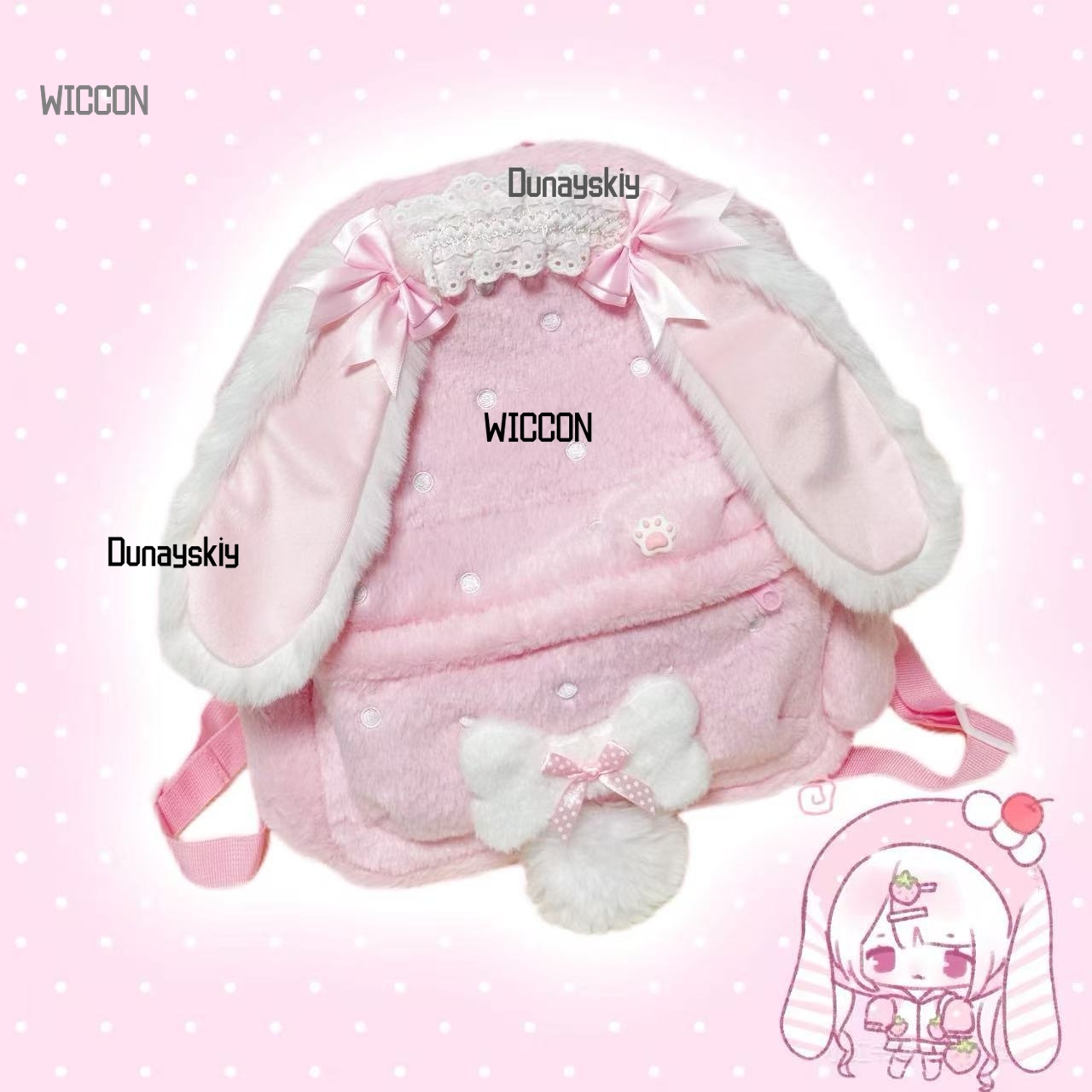 Jirai Kei Лолита кроличьи уши  – обзор и цена Cosplay Prop Bag