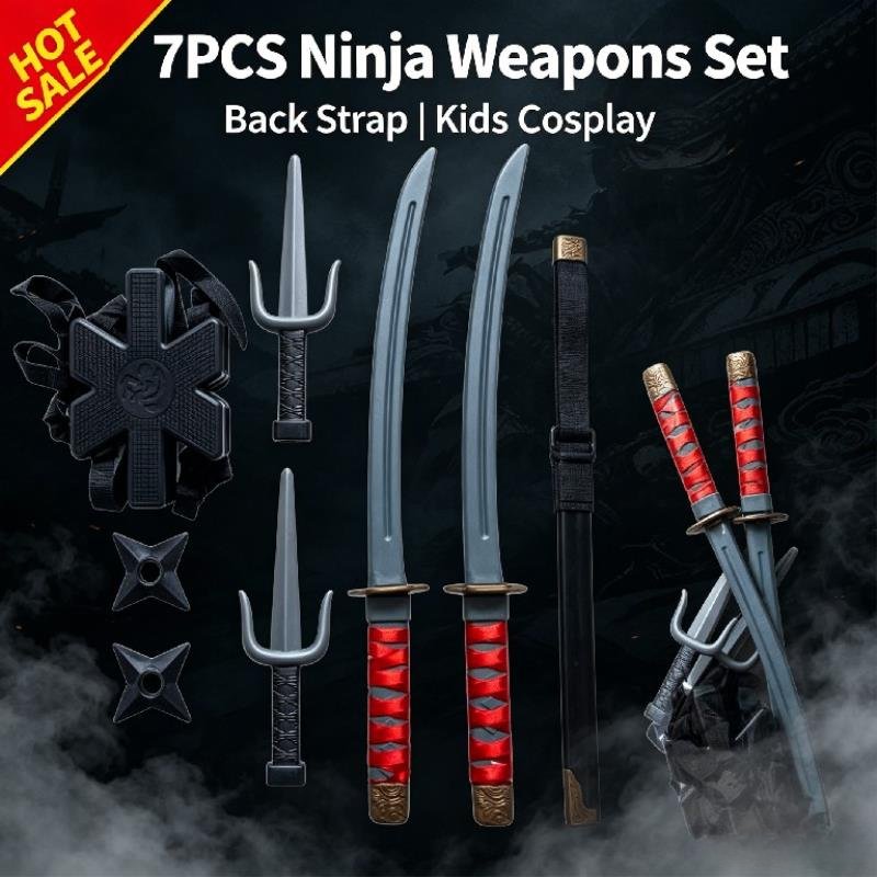 Хэллоуин: Детский набор ниндзя – обзор и цена Cosplay Prop Knife